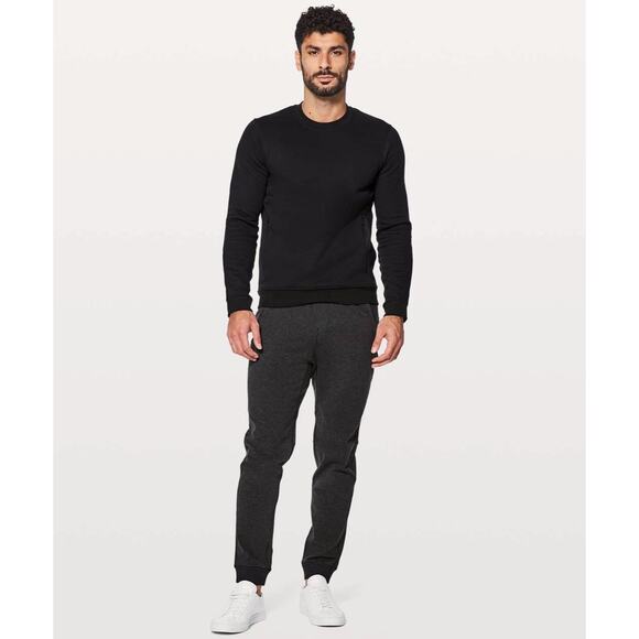 LULULEMON Men's Cross Cut Jogger 29.5" Sweatpants in Heathered Dark Gray Size L - Picture 1 of 8